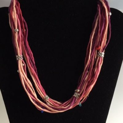 Long Silk Necklaces