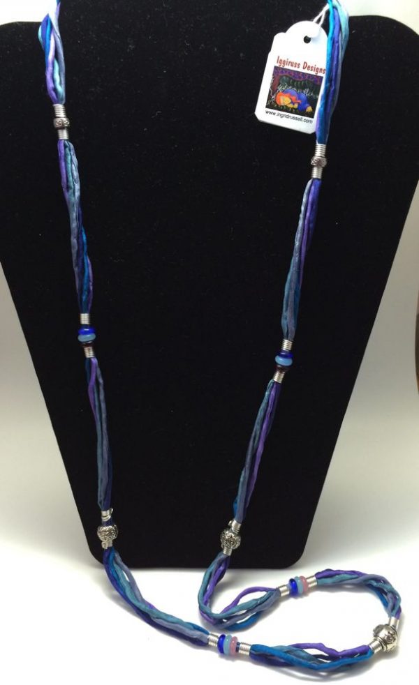 Long Silk Necklaces