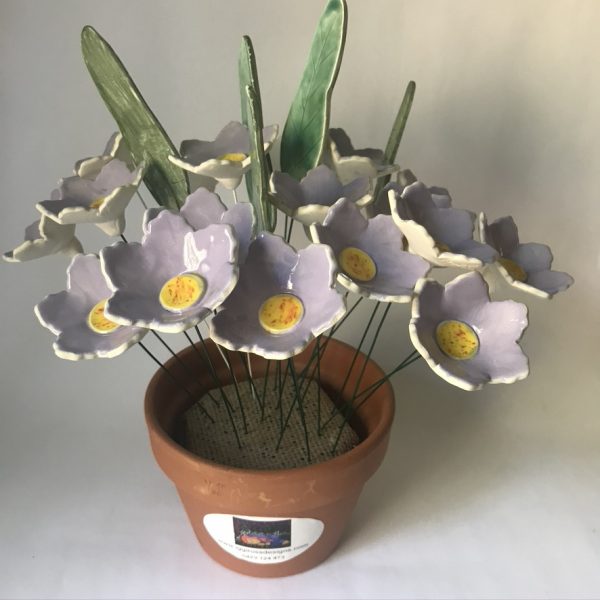 Ceramic Flowers - Mixed bunch of 12 - Image 9