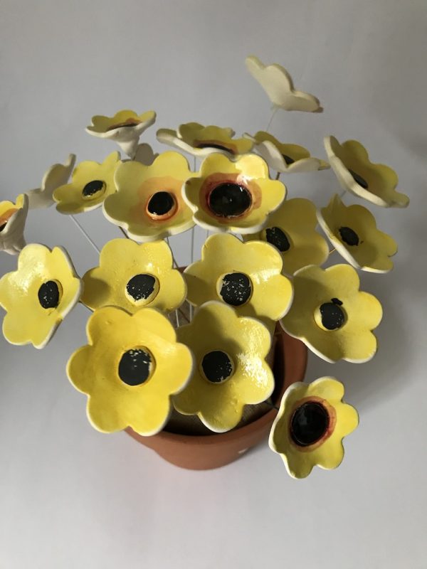 Ceramic Flowers - Mixed bunch of 12 - Image 3