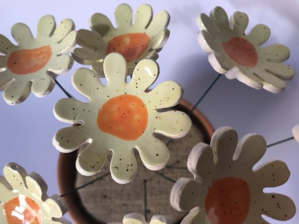 Ceramic Flowers - Mixed bunch of 12 - Image 4