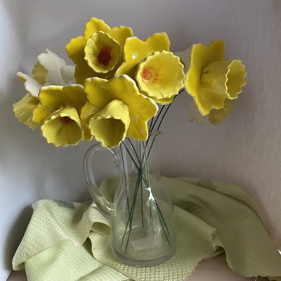 Ceramic Daffodils - Bunch of 3