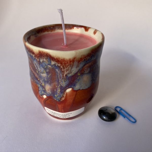 Vanilla and Raspberry Scented Candle - Image 6