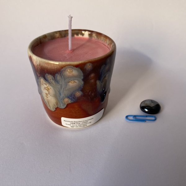Vanilla and Raspberry Scented Candle 2 - Image 6