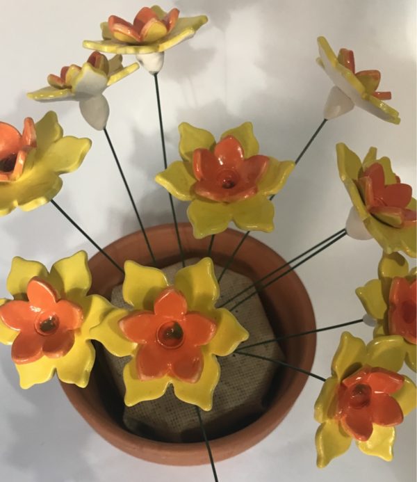 Ceramic Jonquils - Bunch of 3 - Image 4