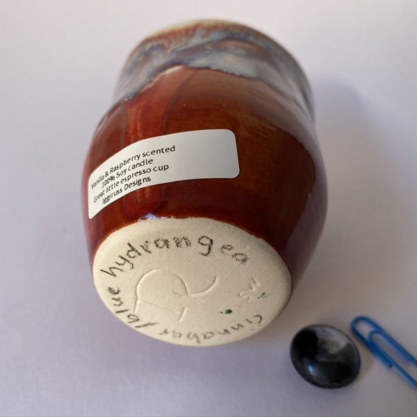 Vanilla and Raspberry Scented Candle - Image 3