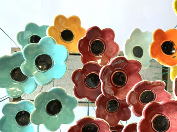 Ceramic Primulas- Bunch of 6